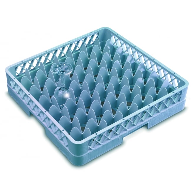 Genware  49 Compartment Glass Rack