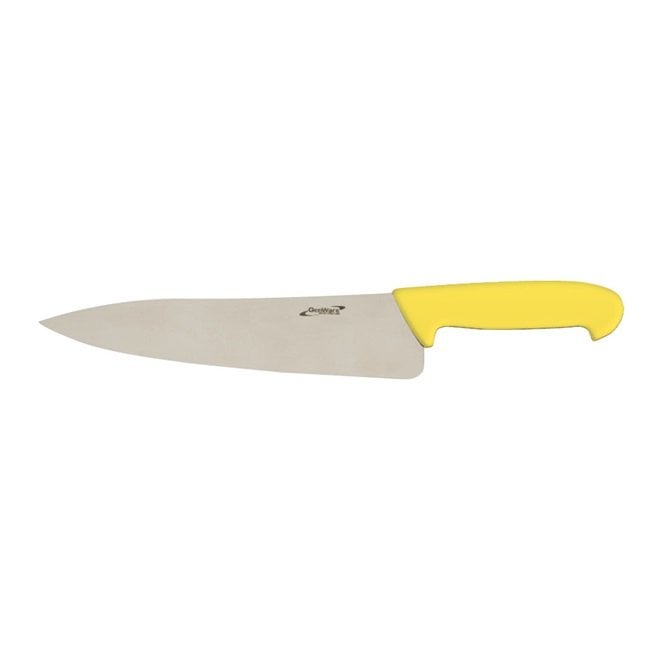 Genware  8'' Chef Knife Yellow