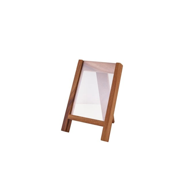 Genware Acacia Wood A5 Menu Holder