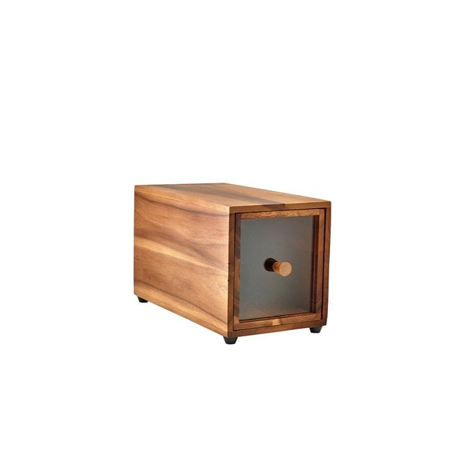 Genware  Acacia Wood Bread Box GN 1/3