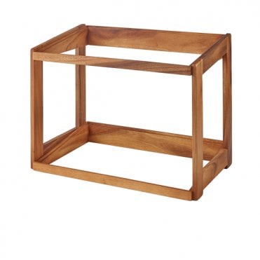 Acacia Wood Crate Stand GN 1/1
