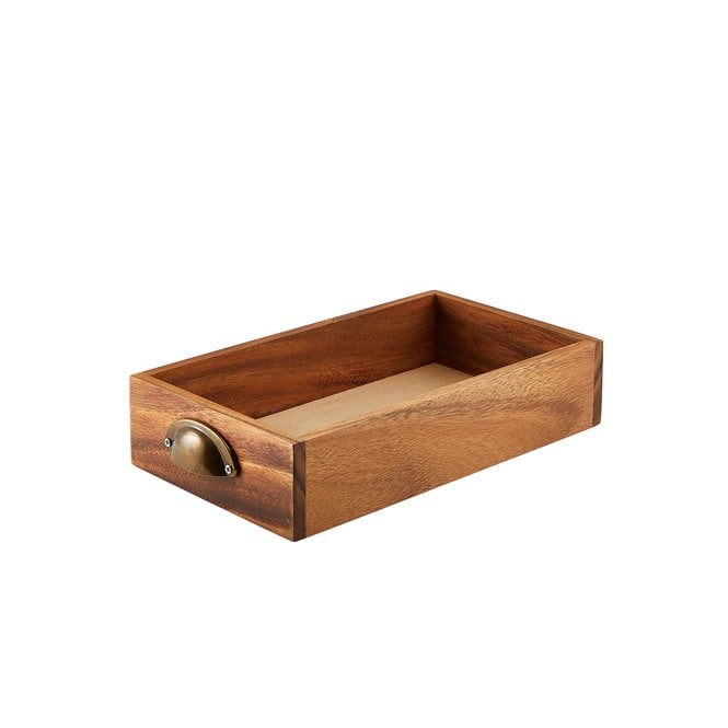 Genware  Acacia Wood Display Drawer GN 1/3