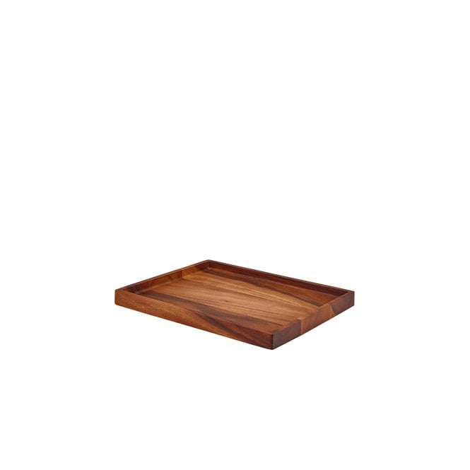 Genware Acacia Wood Display Tray GN 1/2