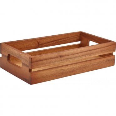 GenWare Acacia Wood Low Box/ Riser GN 1/3