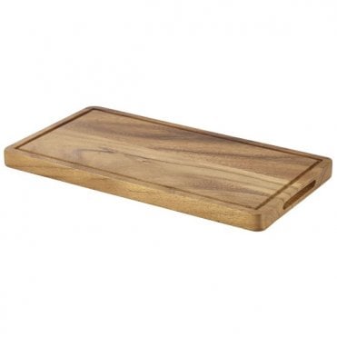 Genware Acacia Wood Serving Board GN 1/3