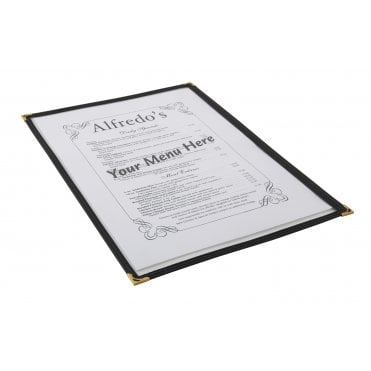American Style Clear Menu Holder - 1 Page