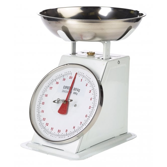 Genware Analogue Scales 20kg Graduated in 50g