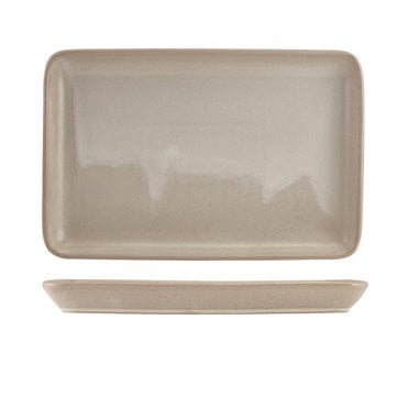 Antigo Porcelain Cinza Rectangular Platter 30 x 20cm | Box of 6