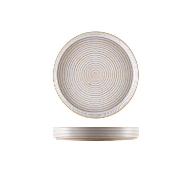 Genware Antigo Stoneware Barley Presentation Plate 18cm | Box of 6