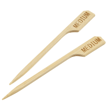 Bamboo Steak Markers 9cm/ 3.5" Medium (100pcs)