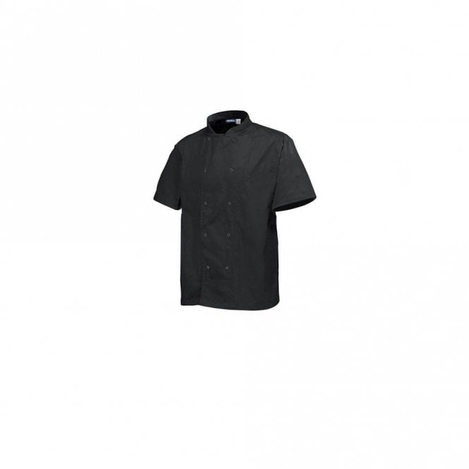 Genware Basic Stud Jacket (Short Sleeve) Black M Size