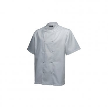 Basic Stud Jacket (Short Sleeve) White S Size