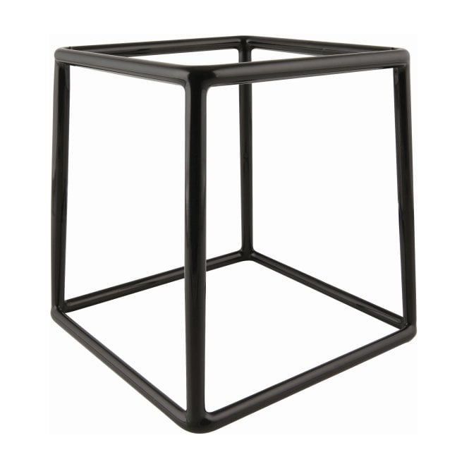 Genware  Black Anti-Slip Buffet Riser 18 x 18cm