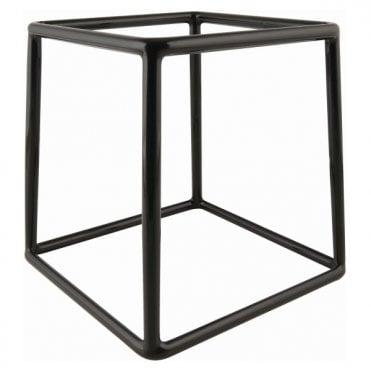 Genware Black Anti-Slip Buffet Riser 18 x 18cm