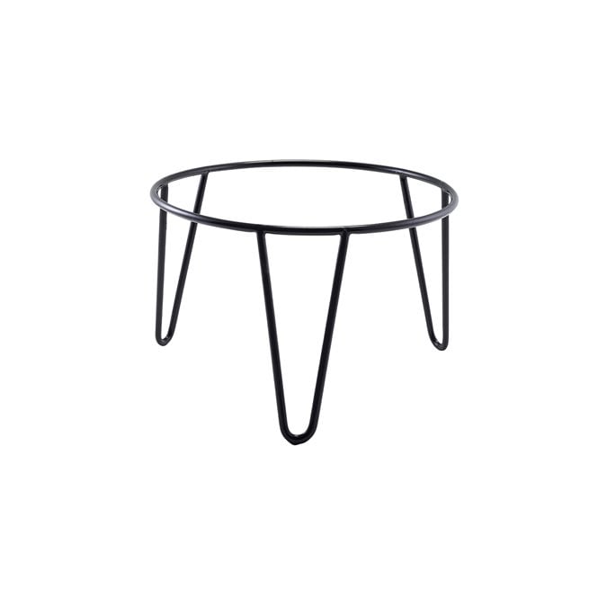 Genware  Black Anti-Slip Hairpin Riser 15cm