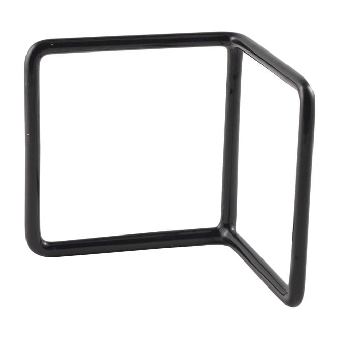 Genware Black Anti-Slip L Shape Riser 10x10x10cm