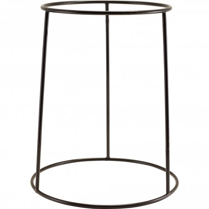 Genware  Black Anti-Slip Round Buffet Riser 30cm