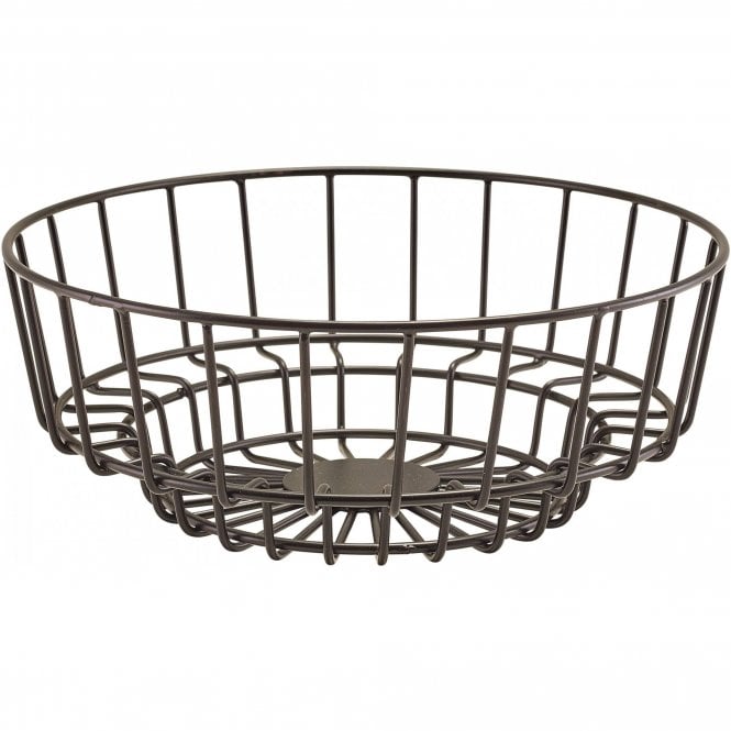 Genware  Black Deco Display Basket 25 x 10cm