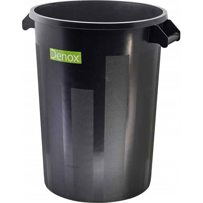 Genware Black Dust Bin 100L