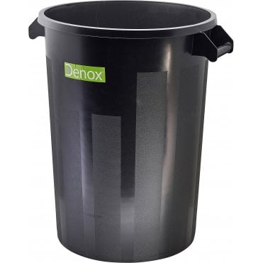 Black Dust Bin 100L