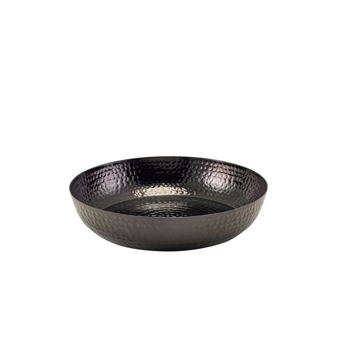 Genware  Black Hammered Aluminium Platter 31cm