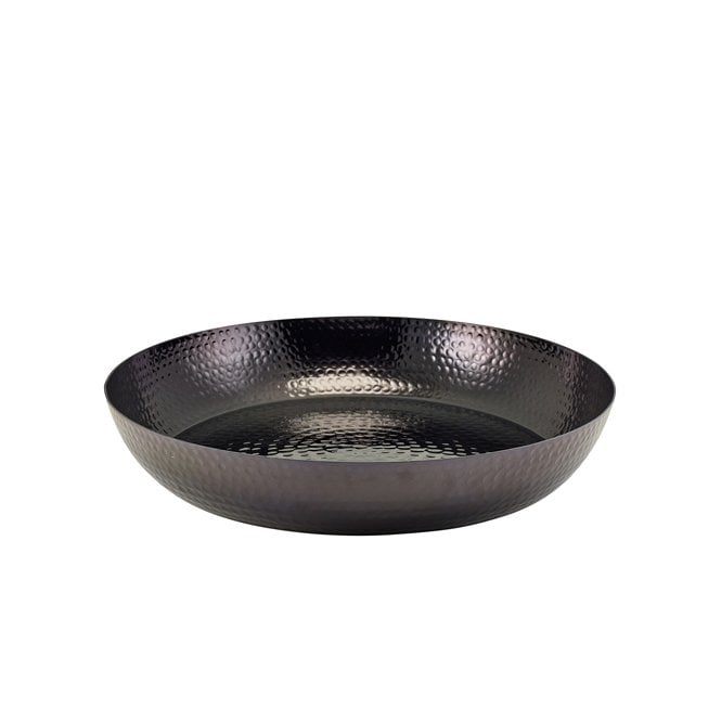 Genware  Black Hammered Aluminium Platter 44cm