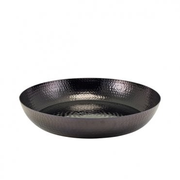 GenWare Black Hammered Aluminium Platter 44cm