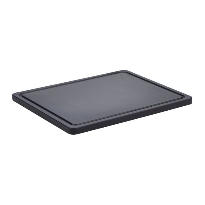 Genware  Black Non Slip Chopping Board