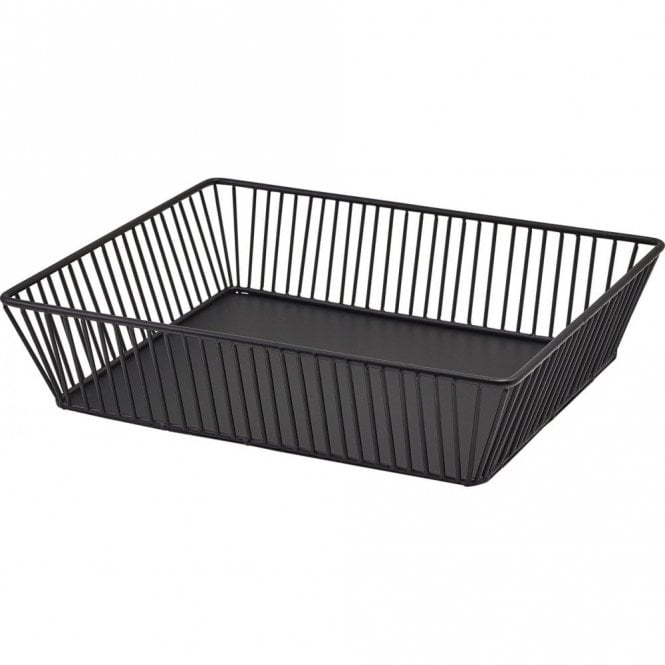 Genware  Black Wire Display Basket GN 1/2