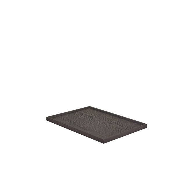 Genware Black Wood Veneer Amenity Tray