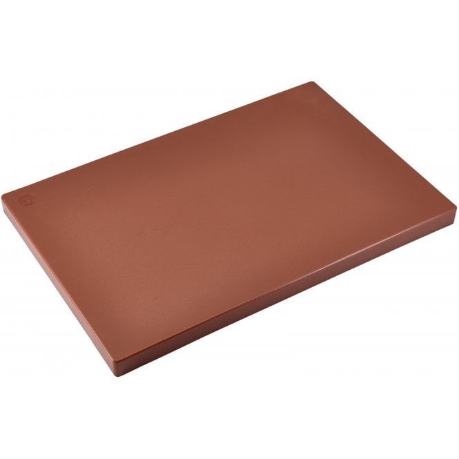 Genware  Brown Low Density Chopping Board 18 x 12 x 1