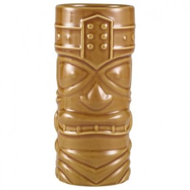 Genware Brown Tiki Mug 40cl/ 14oz | Box of 4