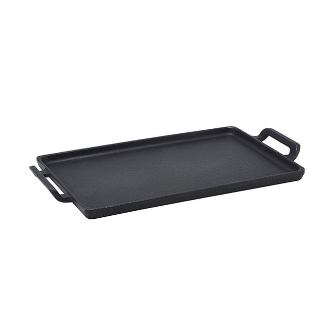 Genware  Cast Iron Rectangular Platter 25 x 15.5cm | Box of 6