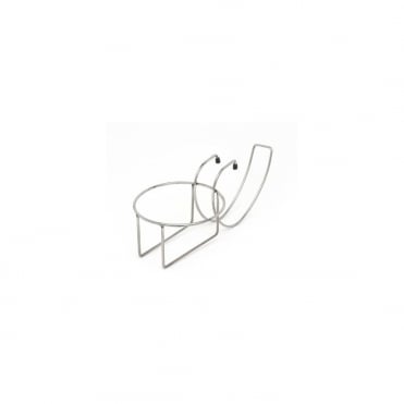 Chrome Plated Table Edge Bucket Holder