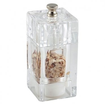 GenWare Clear Square Salt/ Pepper Grinder 10cm | Box of 12