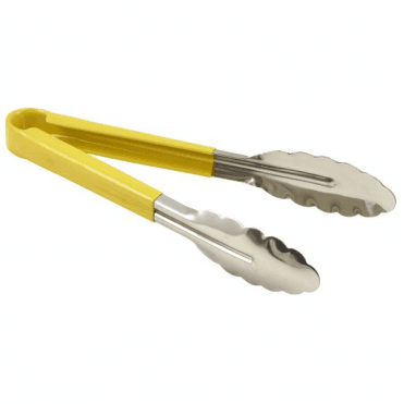 Genware Colour Coded St/St. Tong 31cm Yellow