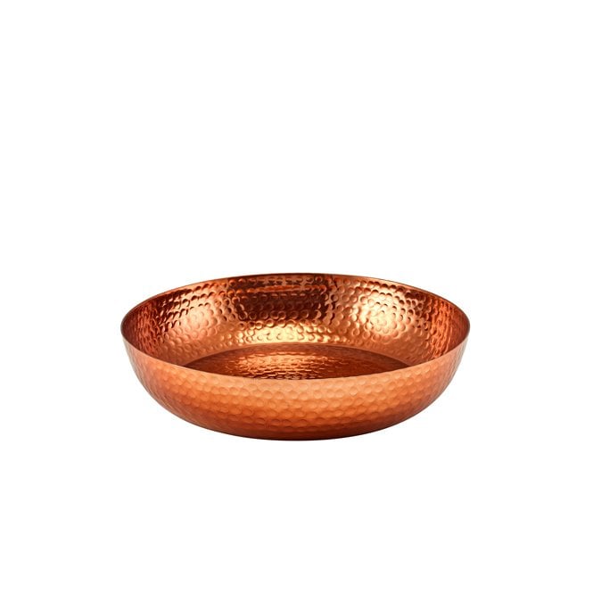 Genware  Copper Hammered Aluminium Platter 31cm