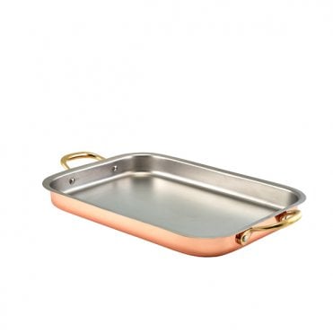 GenWare Copper Plated Deep Tray 33 x 23.5cm | Box of 3
