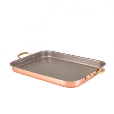 Copper Plated Deep Tray 37.25 x 27.5cm | Box of 3