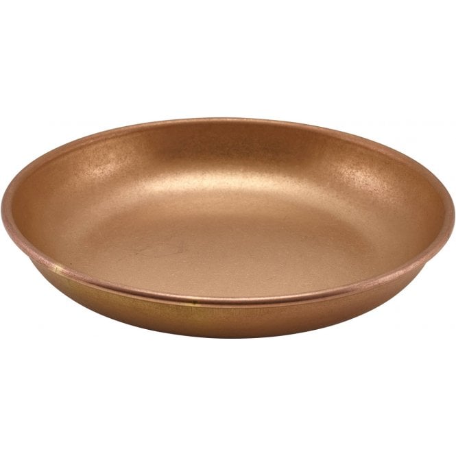 Genware  Copper Vintage Steel Coupe Plate 20cm | Box of 12