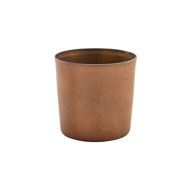 Genware  Copper Vintage Steel Serving Cup 8.5 x 8.5cm | Box of 12