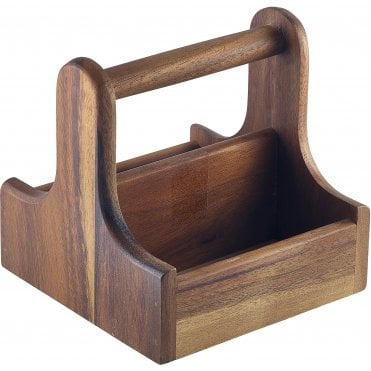Genware Dark Wood Table Caddy