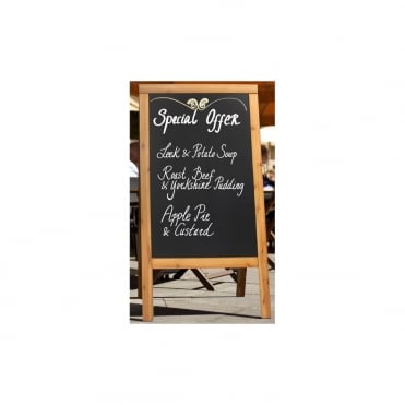Duplo A-Board 55X85cm Teak