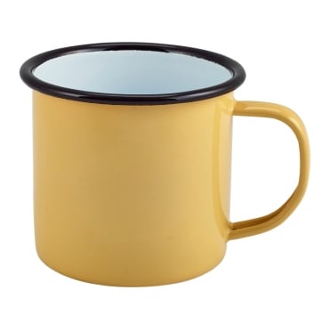 Enamel Mug Yellow 36cl/ 12.5oz | Box of 12