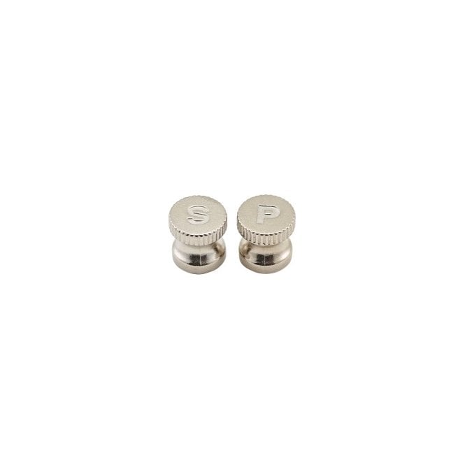 Genware Engraved Knobs For Salt And Pepper Grinders 6pcs