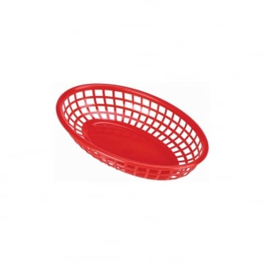 Fast Food Basket Red 23.5 x 15.4cm | Box of 6