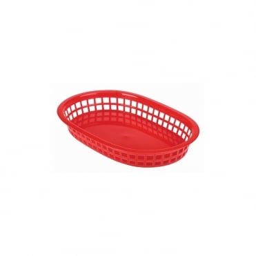 Fast Food Basket Red 27.5 x 17.5cm | Box of 6