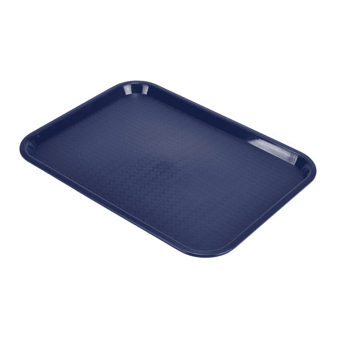 Genware Fast Food Tray Blue Small