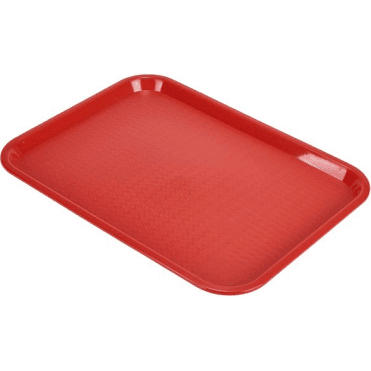 Fast Food Tray Red Large