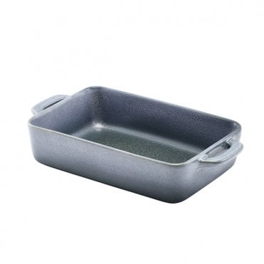 Forge Graphite Stoneware Rectangular Dish 16 x 10.5 x 4cm | Box of 6